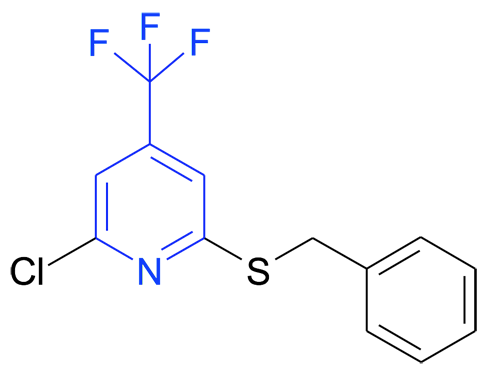 2-Chloro-6-(benzylsulfanyl)-4-(trifluoromethyl)pyridine