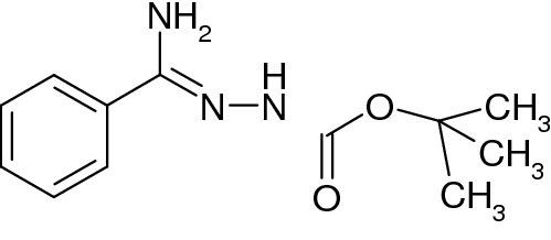 N'-[1-Amino-1-phenylmethylidene]hydrazinecarboxylic acid tert-butyl ester