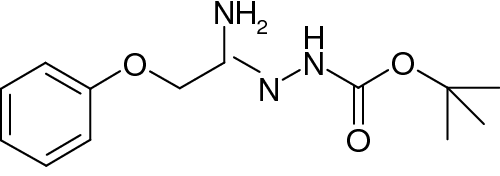 N'-[1-Amino-2-phenoxyethylidene]hydrazinecarboxylic acid tert-butyl ester