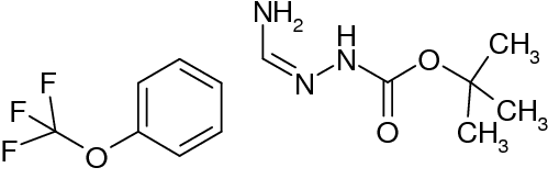 N'-[1-Amino-1-(4-(trifluoromethoxy)phenyl)methylidene]hydrazinecarboxylic acid tert-butyl ester