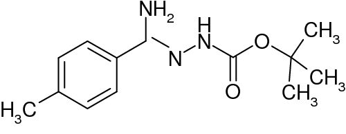 1053655-75-6 | MFCD10568182 | N'-[1-Amino-1-p-tolylmethylidene]hydrazinecarboxylic acid tert-butyl ester | acints