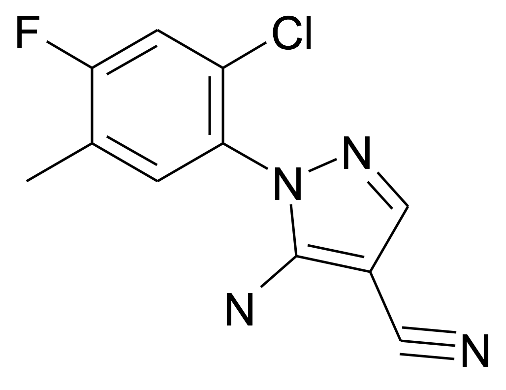 5-Amino-1-(2-chloro-4-fluoro-5-methyl-phenyl)-1H-pyrazole-4-carbonitrile