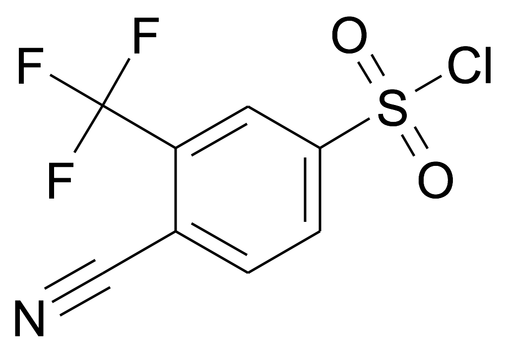 4-Cyano-3-trifluoromethyl-benzenesulfonyl chloride