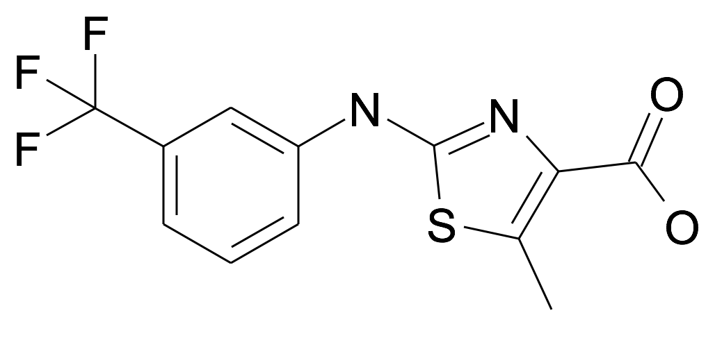 5-Methyl-2-(3-trifluoromethyl-phenylamino)-thiazole-4-carboxylic acid