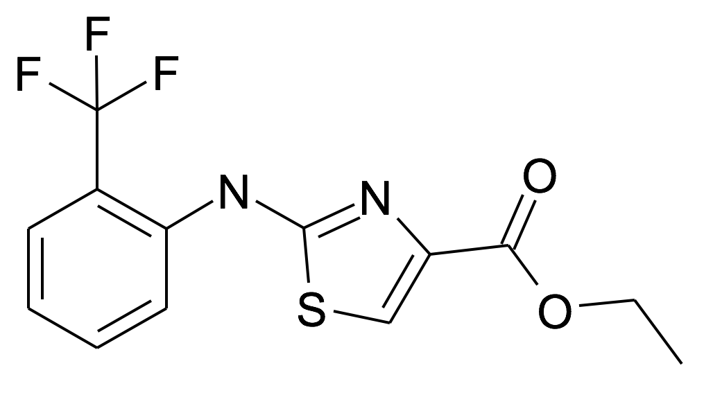 2-(2-Trifluoromethyl-phenylamino)-thiazole-4-carboxylic acid ethyl ester