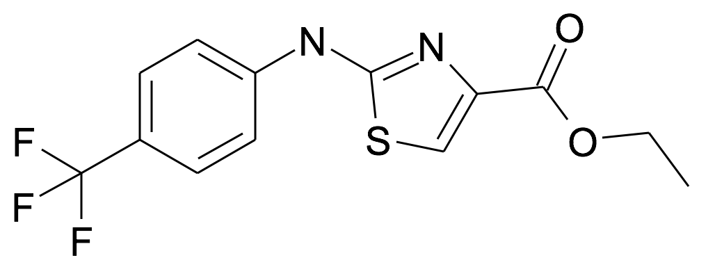 2-(4-Trifluoromethyl-phenylamino)-thiazole-4-carboxylic acid ethyl ester