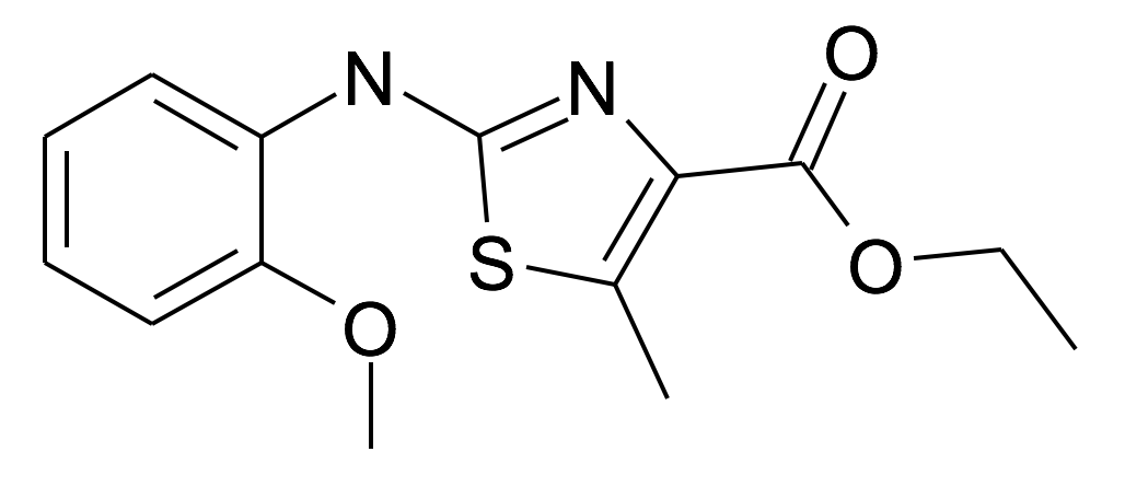 2-(2-Methoxy-phenylamino)-5-methyl-thiazole-4-carboxylic acid ethyl ester