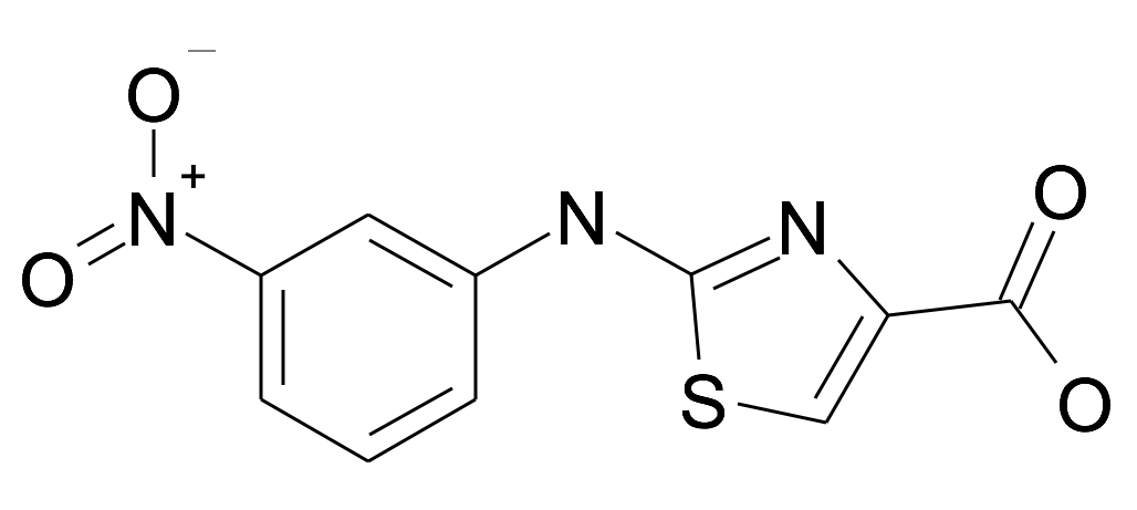 165682-86-0 | MFCD04117337 | 2-(3-Nitro-phenylamino)-thiazole-4-carboxylic acid | acints