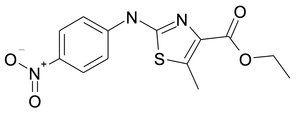 5-Methyl-2-(4-nitro-phenylamino)-thiazole-4-carboxylic acid ethyl ester