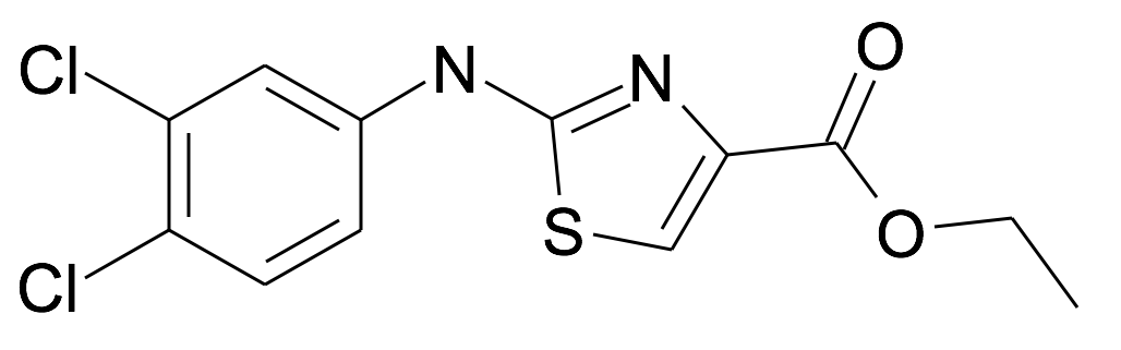 262855-36-7 | MFCD00104373 | 2-(3,4-Dichloro-phenylamino)-thiazole-4-carboxylic acid ethyl ester | acints