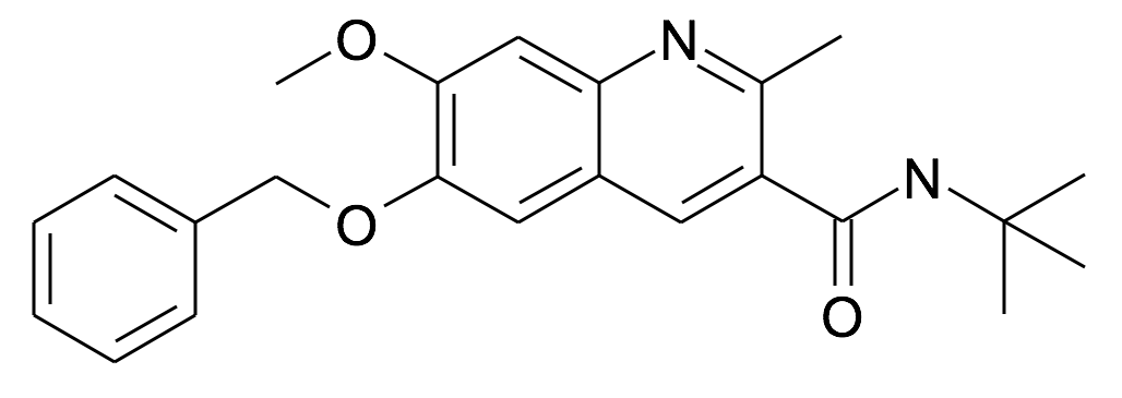 1426814-28-9 | MFCD30725830 | 6-Benzyloxy-7-methoxy-2-methyl-quinoline-3-carboxylic acid tert-butylamide | acints