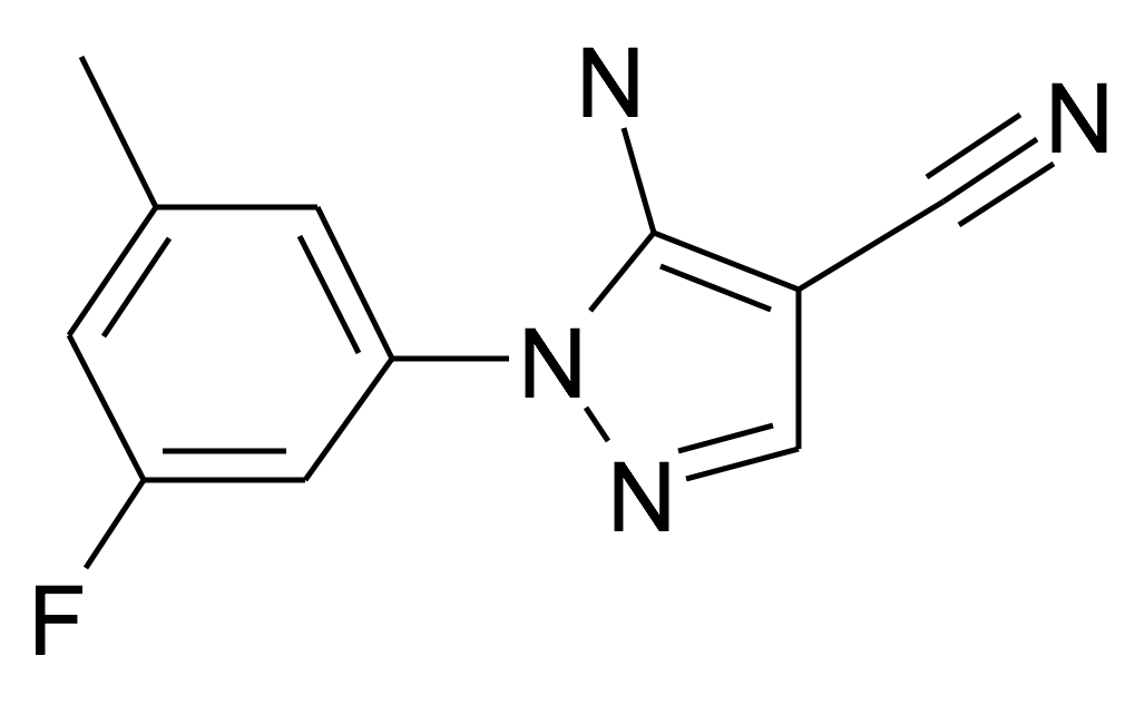 5-Amino-1-(3-fluoro-5-methyl-phenyl)-1H-pyrazole-4-carbonitrile