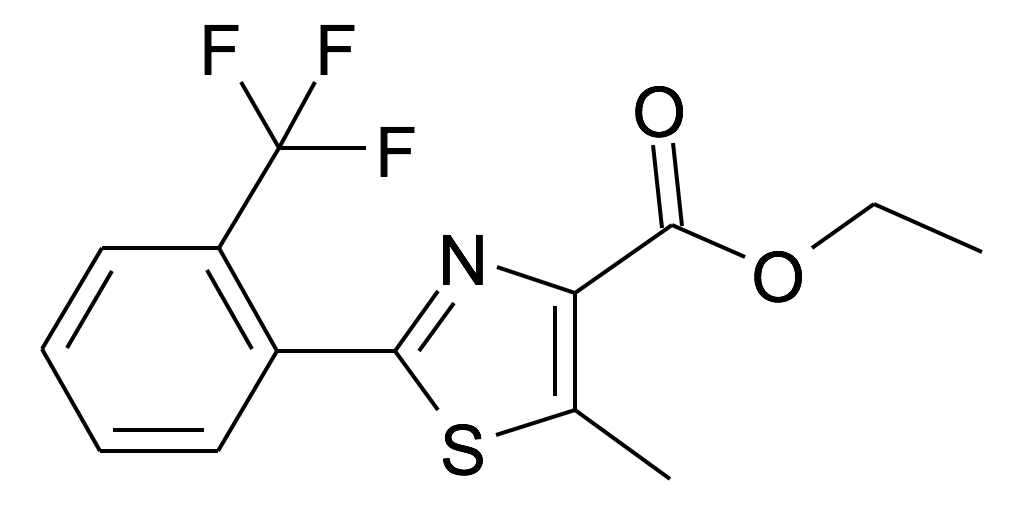 5-Methyl-2-(2-trifluoromethyl-phenyl)-thiazole-4-carboxylic acid ethyl ester