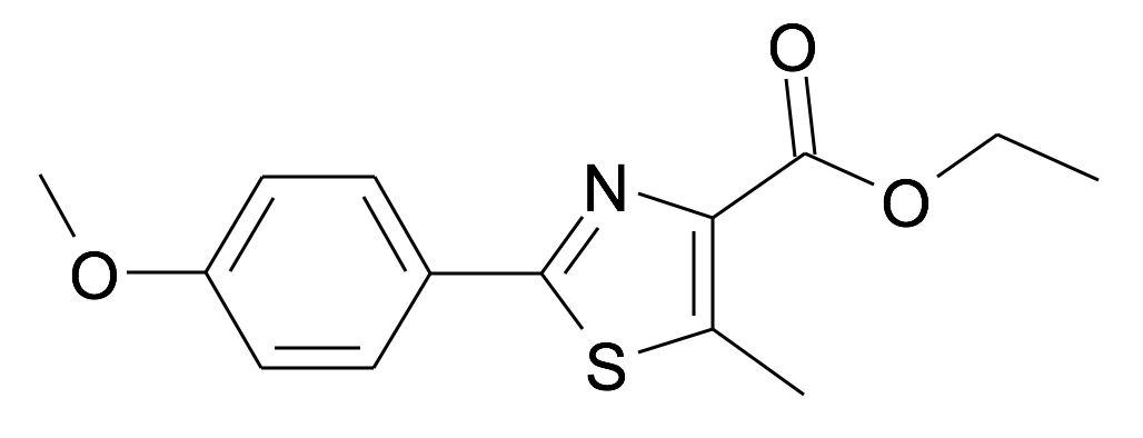 115299-15-5 | MFCD27391808 | 2-(4-Methoxy-phenyl)-5-methyl-thiazole-4-carboxylic acid ethyl ester | acints