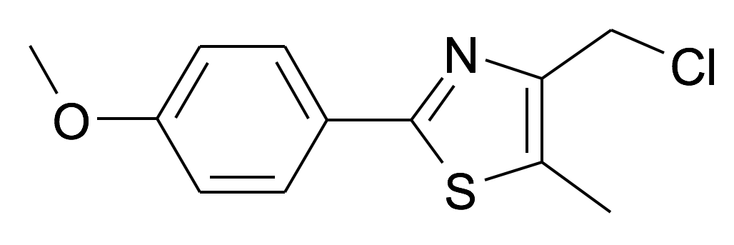 4-Chloromethyl-2-(4-methoxy-phenyl)-5-methyl-thiazole