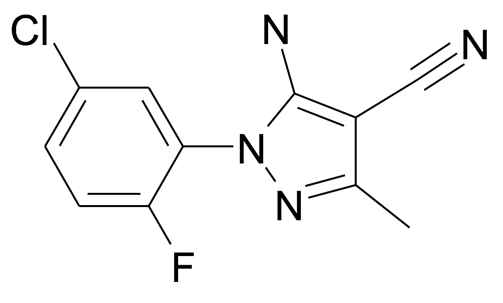 5-Amino-1-(5-chloro-2-fluoro-phenyl)-3-methyl-1H-pyrazole-4-carbonitrile