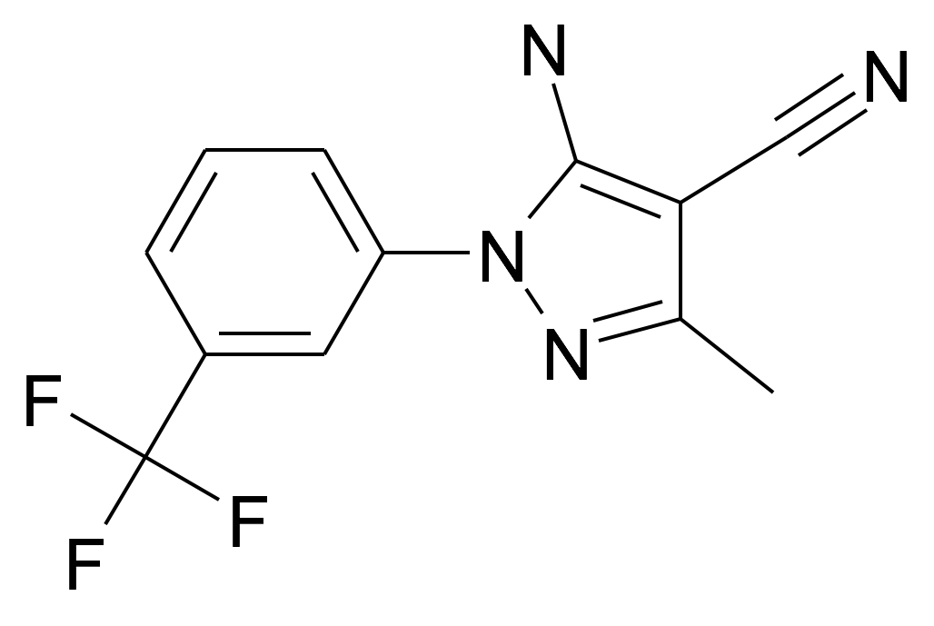 5-Amino-3-methyl-1-(3-trifluoromethyl-phenyl)-1H-pyrazole-4-carbonitrile