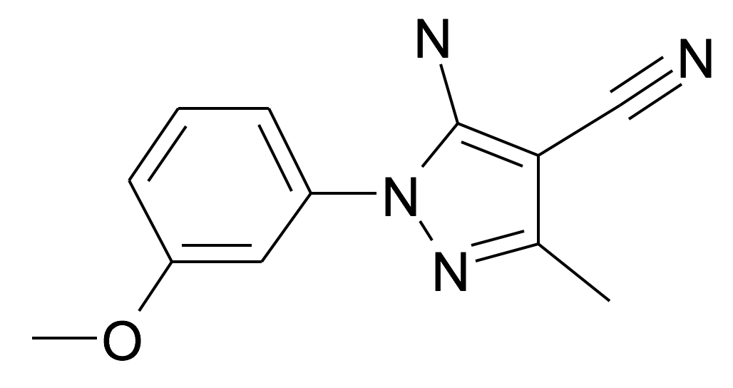 5-Amino-1-(3-methoxy-phenyl)-3-methyl-1H-pyrazole-4-carbonitrile