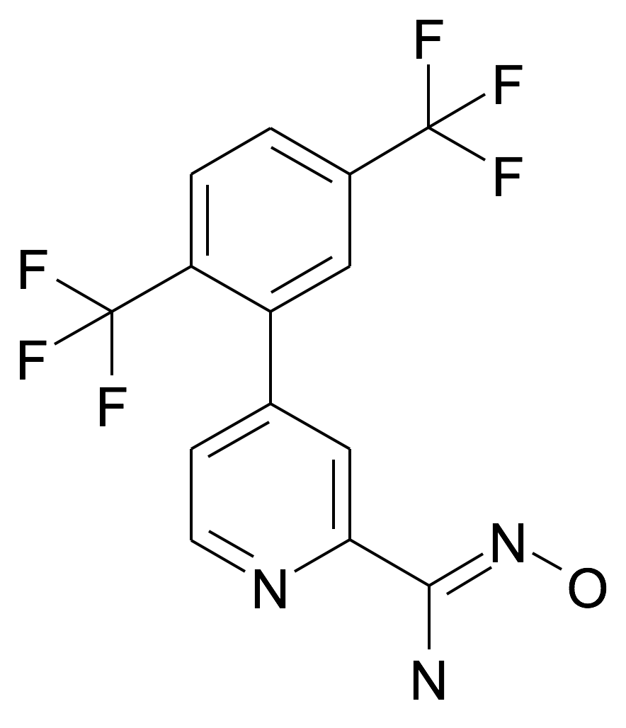 4-(2,5-Bis-trifluoromethyl-phenyl)-N-hydroxy-pyridine-2-carboxamidine