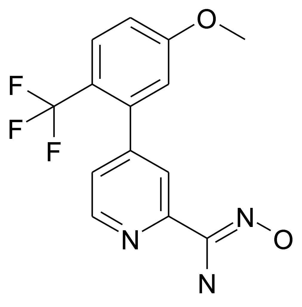 N-Hydroxy-4-(5-methoxy-2-trifluoromethyl-phenyl)-pyridine-2-carboxamidine