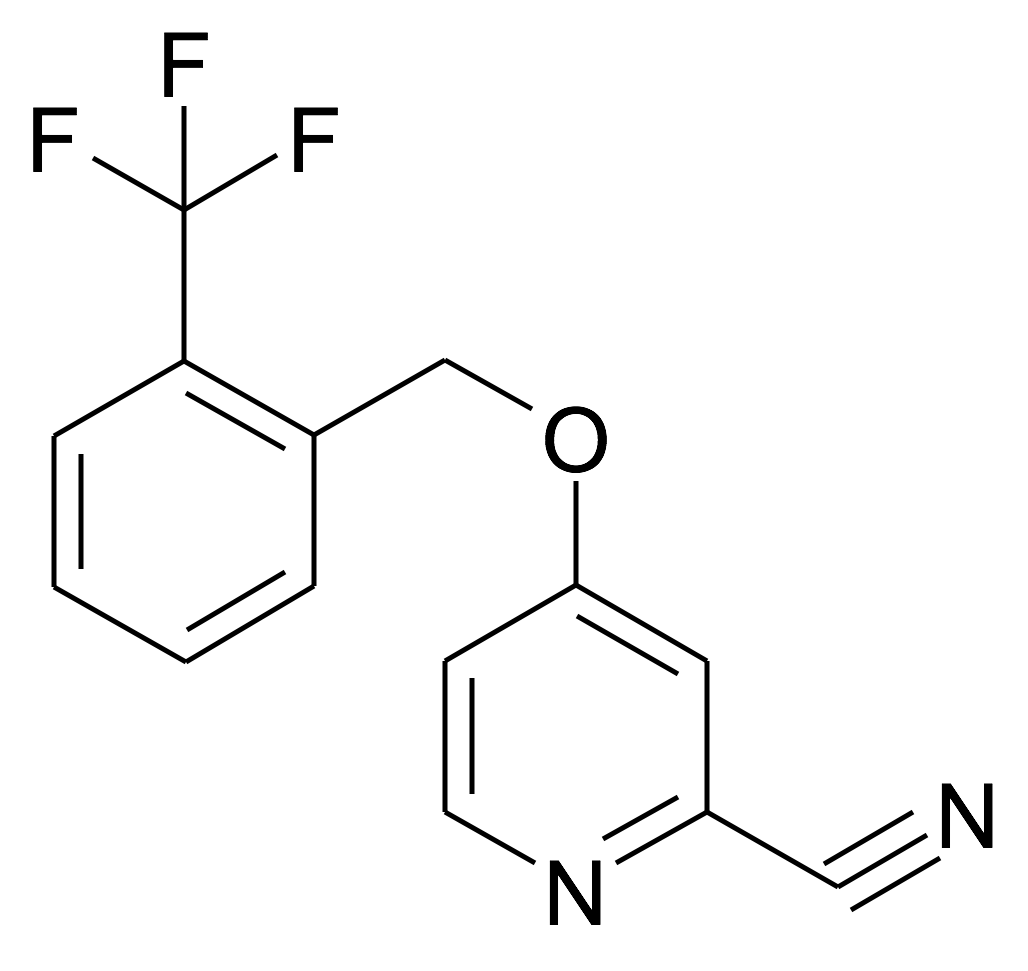 4-(2-Trifluoromethyl-benzyloxy)-pyridine-2-carbonitrile