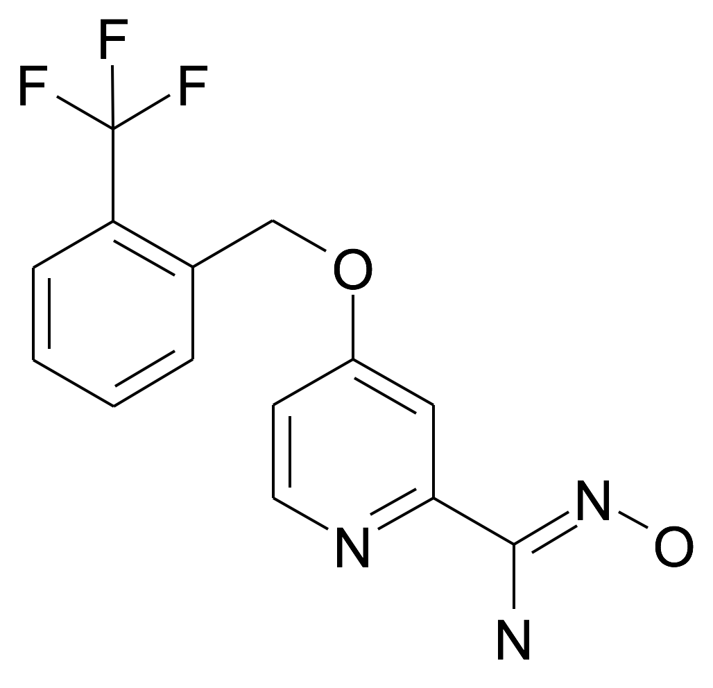 N-Hydroxy-4-(2-trifluoromethyl-benzyloxy)-pyridine-2-carboxamidine