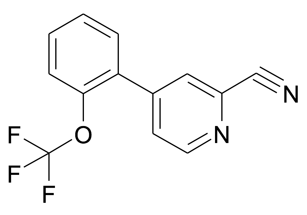 4-(2-Trifluoromethoxy-phenyl)-pyridine-2-carbonitrile