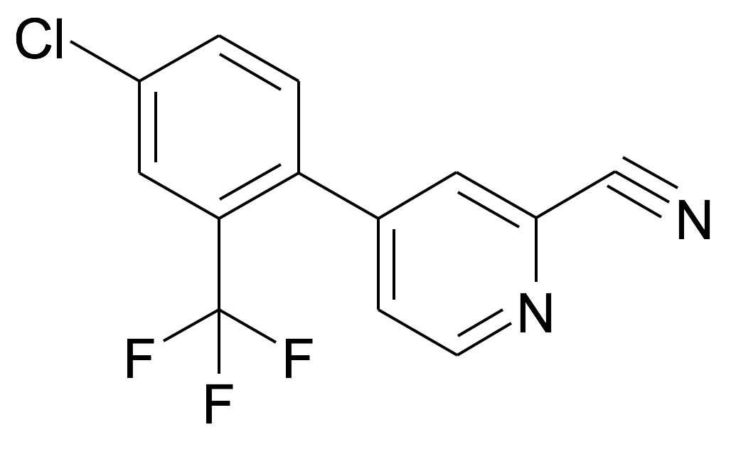 1219454-38-2 | MFCD30725913 | 4-(4-Chloro-2-trifluoromethyl-phenyl)-pyridine-2-carbonitrile | acints