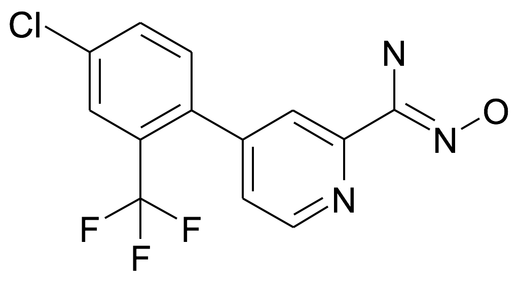 1219454-39-3 | MFCD30725914 | 4-(4-Chloro-2-trifluoromethyl-phenyl)-N-hydroxy-pyridine-2-carboxamidine | acints