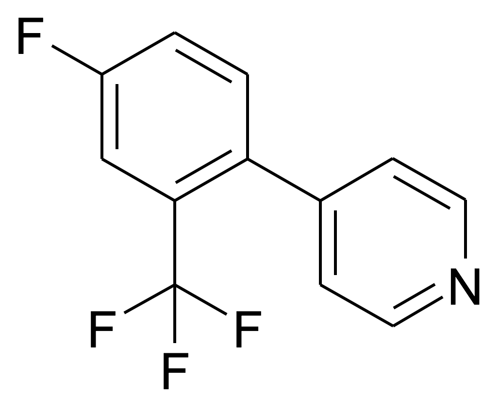 4-(4-Fluoro-2-trifluoromethyl-phenyl)-pyridine