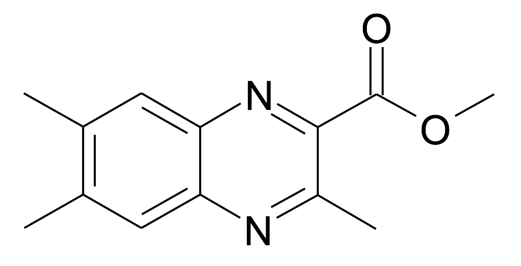 3,6,7-Trimethyl-quinoxaline-2-carboxylic acid methyl ester