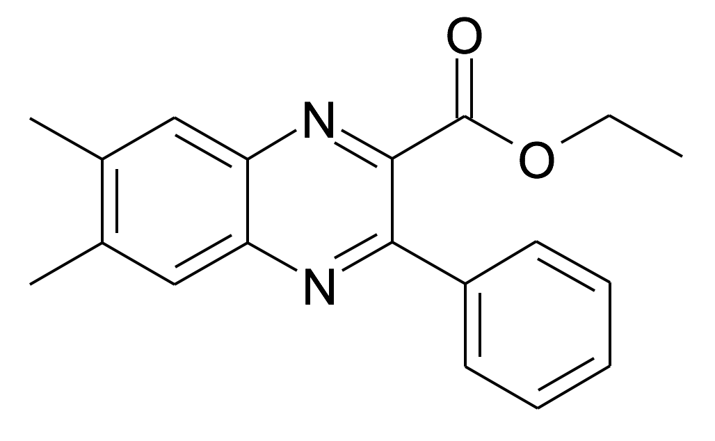 6,7-Dimethyl-3-phenyl-quinoxaline-2-carboxylic acid ethyl ester