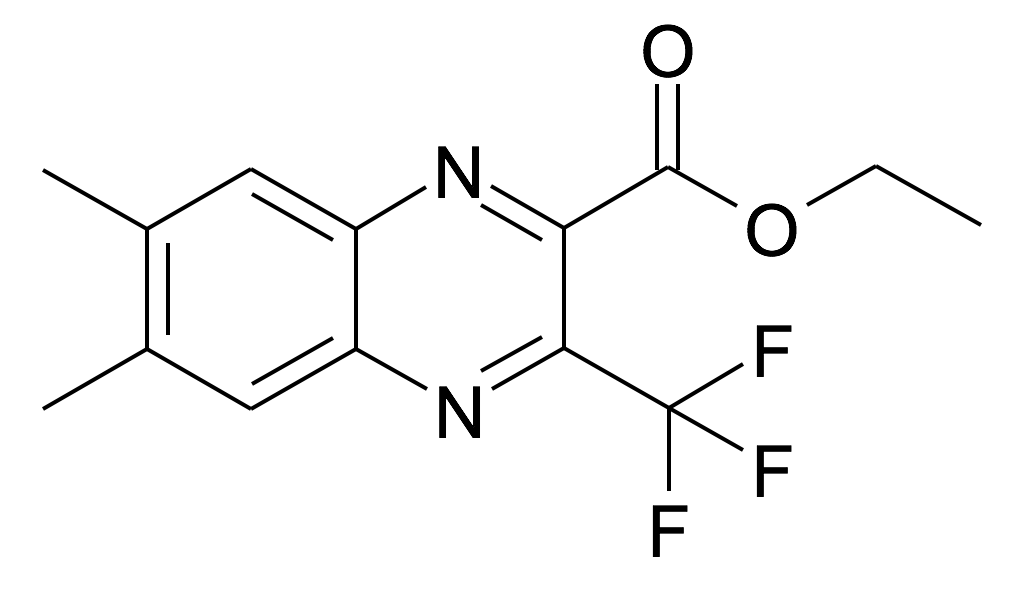 1243580-61-1 | MFCD30725948 | 6,7-Dimethyl-3-trifluoromethyl-quinoxaline-2-carboxylic acid ethyl ester | acints