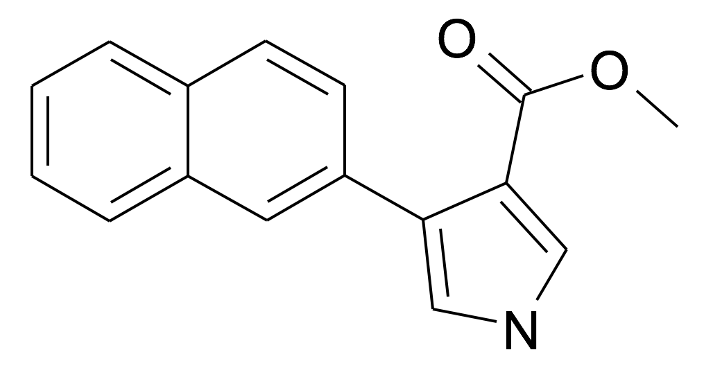 4-Naphthalen-2-yl-1H-pyrrole-3-carboxylic acid methyl ester