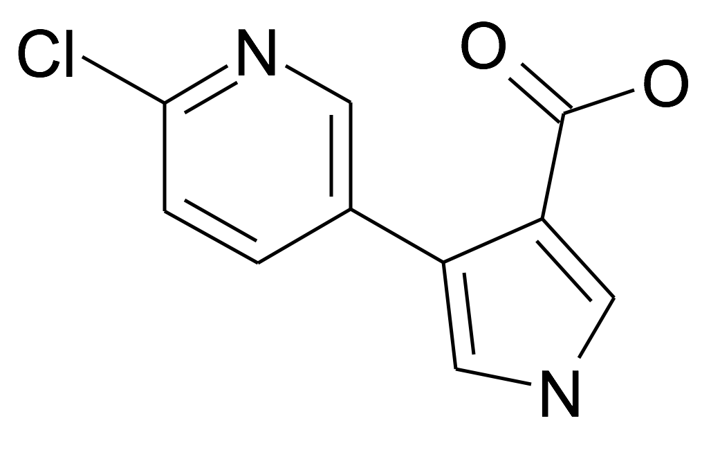 1026577-36-5 | MFCD30726009 | 4-(6-Chloro-pyridin-3-yl)-1H-pyrrole-3-carboxylic acid | acints