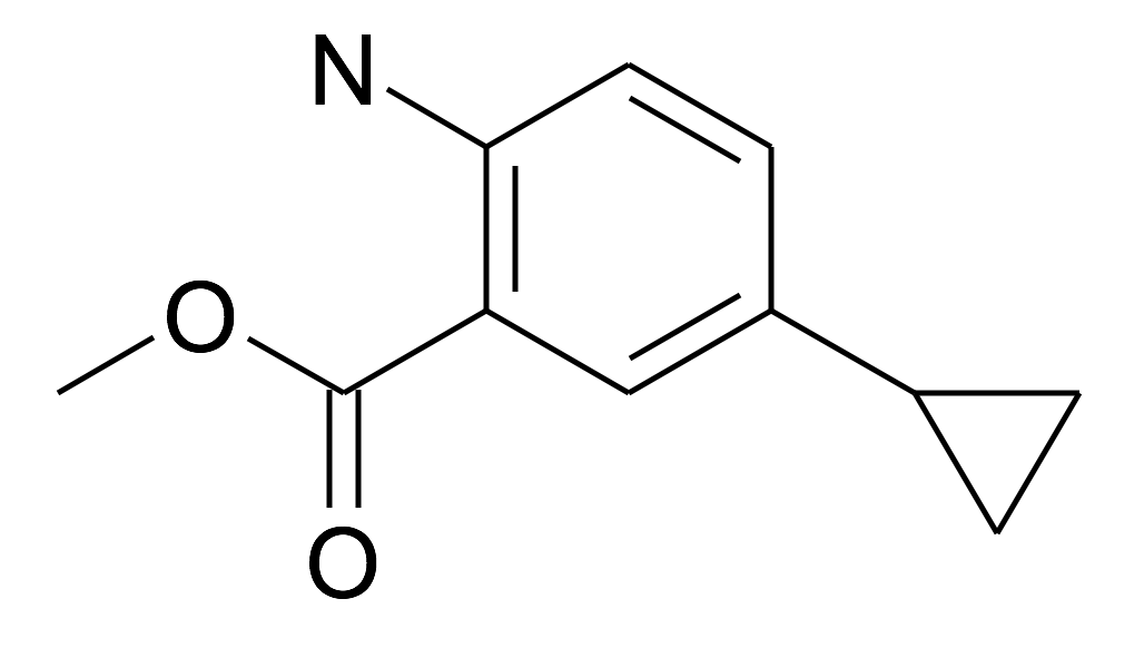 2-Amino-5-cyclopropyl-benzoic acid methyl ester