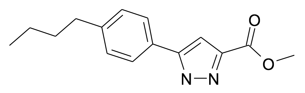 2197052-83-6 | MFCD30726029 | 5-(4-Butyl-phenyl)-1H-pyrazole-3-carboxylic acid methyl ester | acints