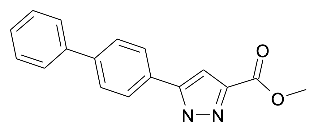 5-Biphenyl-4-yl-1H-pyrazole-3-carboxylic acid methyl ester