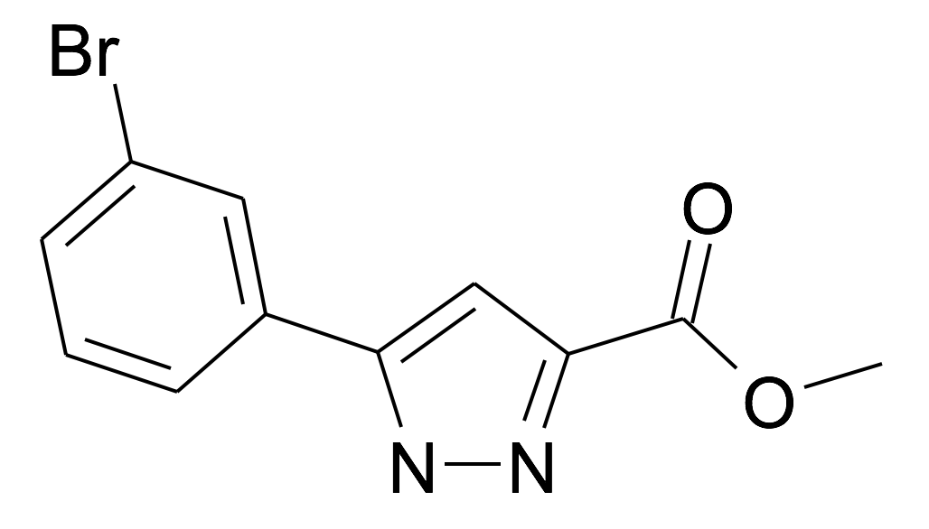 5-(3-Bromo-phenyl)-1H-pyrazole-3-carboxylic acid methyl ester