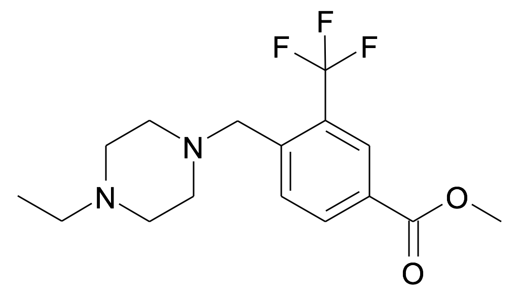 4-(4-Ethyl-piperazin-1-ylmethyl)-3-trifluoromethyl-benzoic acid methyl ester