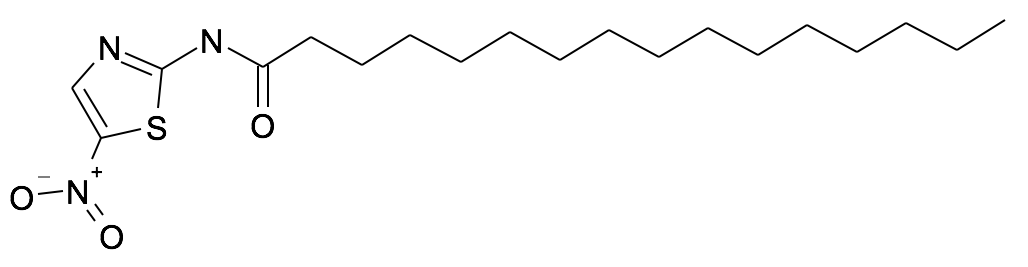 Hexadecanoic acid (5-nitro-thiazol-2-yl)-amide