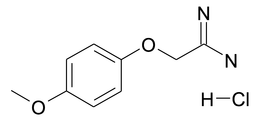 2-(4-Methoxy-phenoxy)-acetamidine; hydrochloride