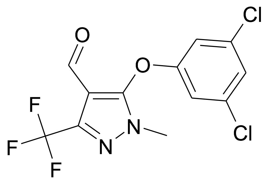 321848-48-0 | MFCD31714225 | 5-(3,5-Dichloro-phenoxy)-1-methyl-3-trifluoromethyl-1H-pyrazole-4-carbaldehyde | acints