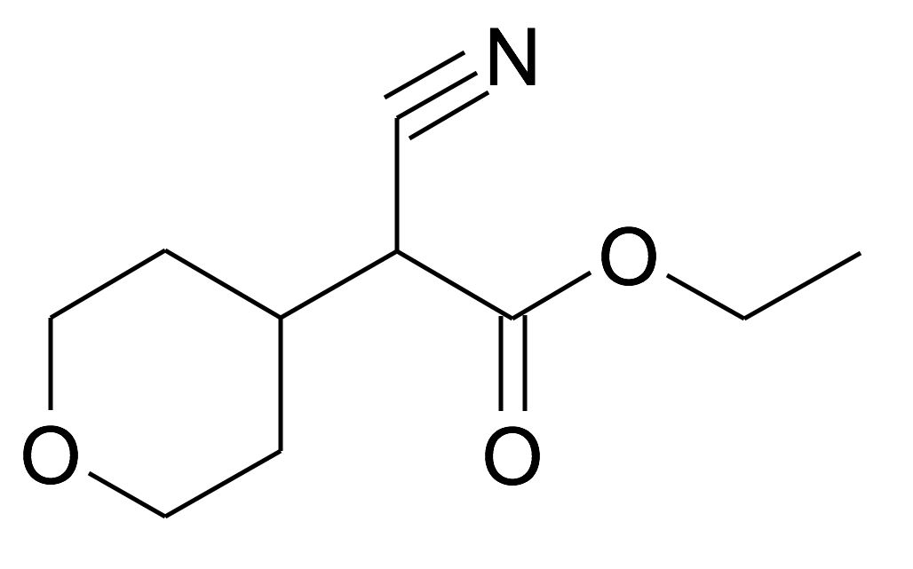 124499-36-1 | MFCD24160742 | Cyano-(tetrahydro-pyran-4-yl)-acetic acid ethyl ester | acints