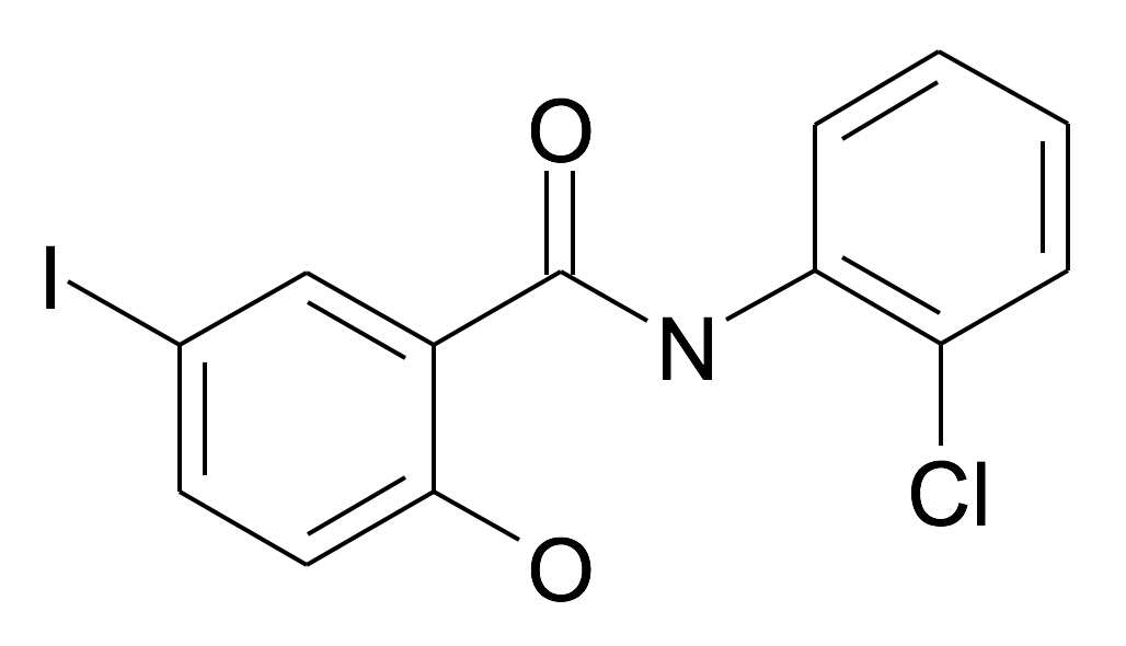 N-(2-Chloro-phenyl)-2-hydroxy-5-iodo-benzamide