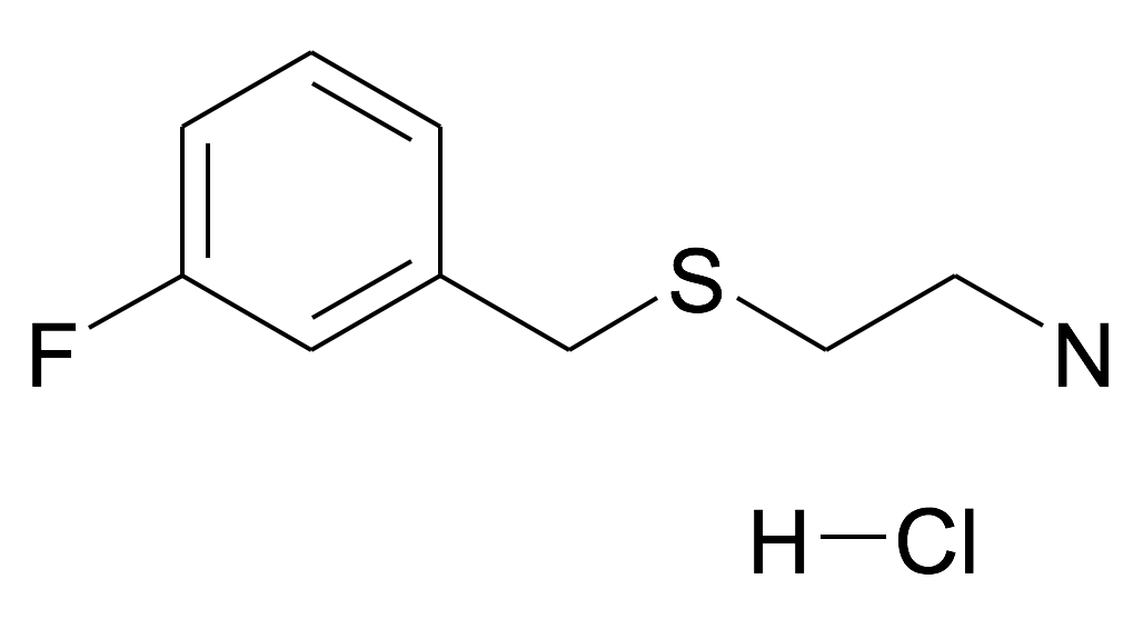 2368870-80-6 | MFCD31714240 | 2-(3-Fluoro-benzylsulfanyl)-ethylamine; hydrochloride | acints