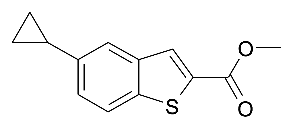 5-Cyclopropyl-benzo[b]thiophene-2-carboxylic acid methyl ester