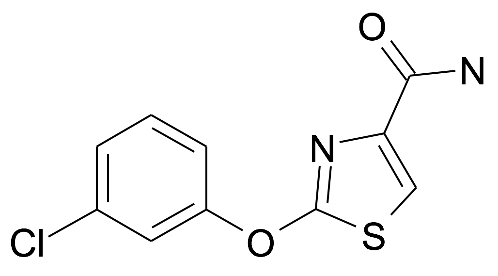 2-(3-Chloro-phenoxy)-thiazole-4-carboxylic acid amide