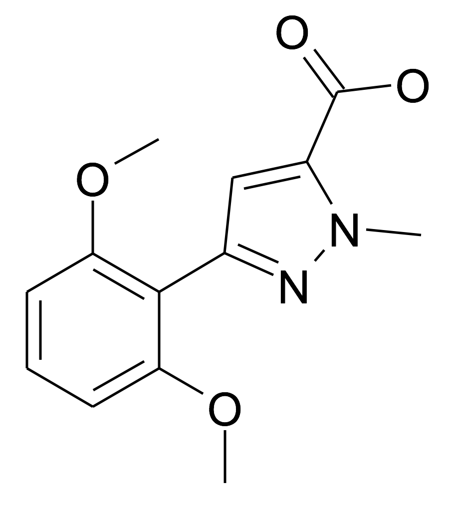 5-(2,6-Dimethoxy-phenyl)-2-methyl-2H-pyrazole-3-carboxylic acid