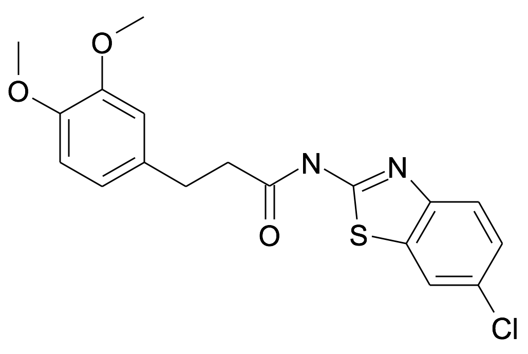 N-(6-Chloro-benzothiazol-2-yl)-3-(3,4-dimethoxy-phenyl)-propionamide